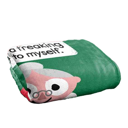Multicoloured - Lifestyle - David Olenick The Claus Come Out Silky Supersoft Blanket