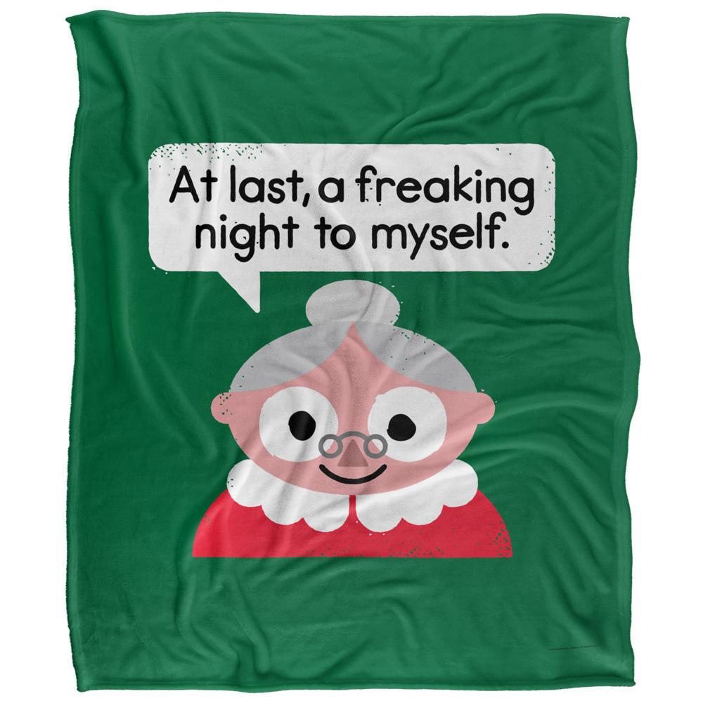 Multicoloured - Front - David Olenick The Claus Come Out Silky Supersoft Blanket