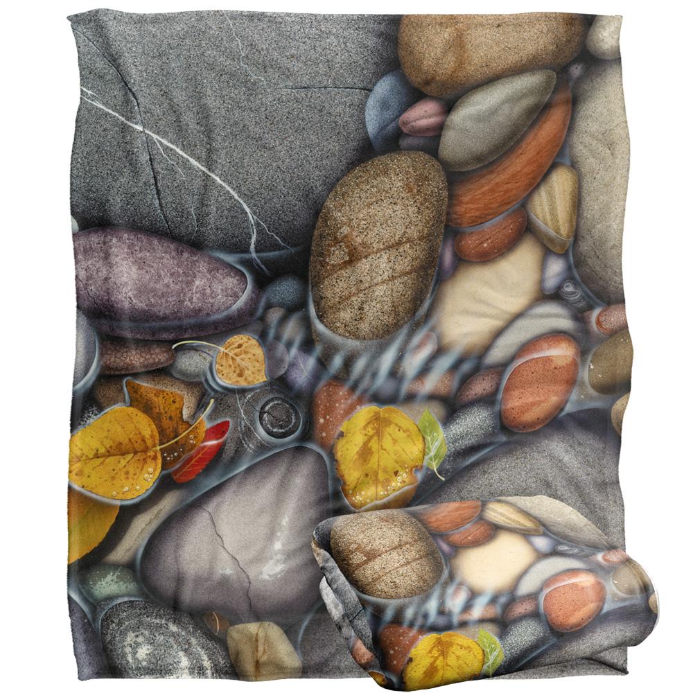 Multicoloured - Back - JQ Licensing Silky Stone Autumn Supersoft Blanket