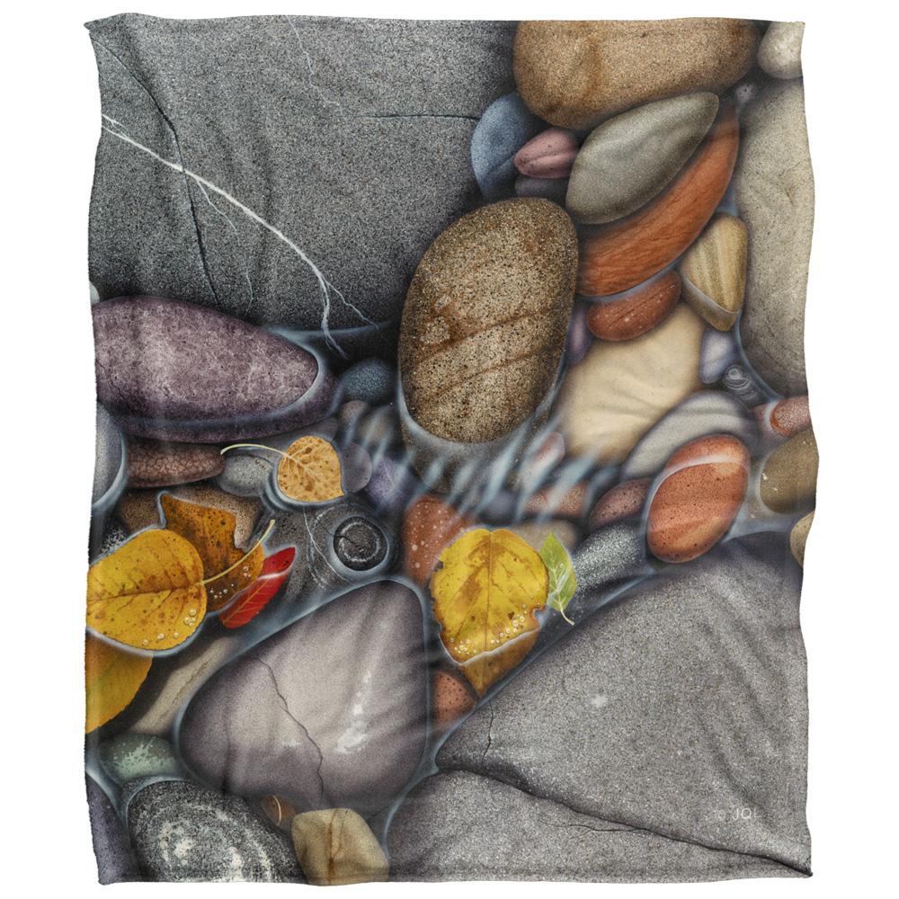 Multicoloured - Front - JQ Licensing Silky Stone Autumn Supersoft Blanket