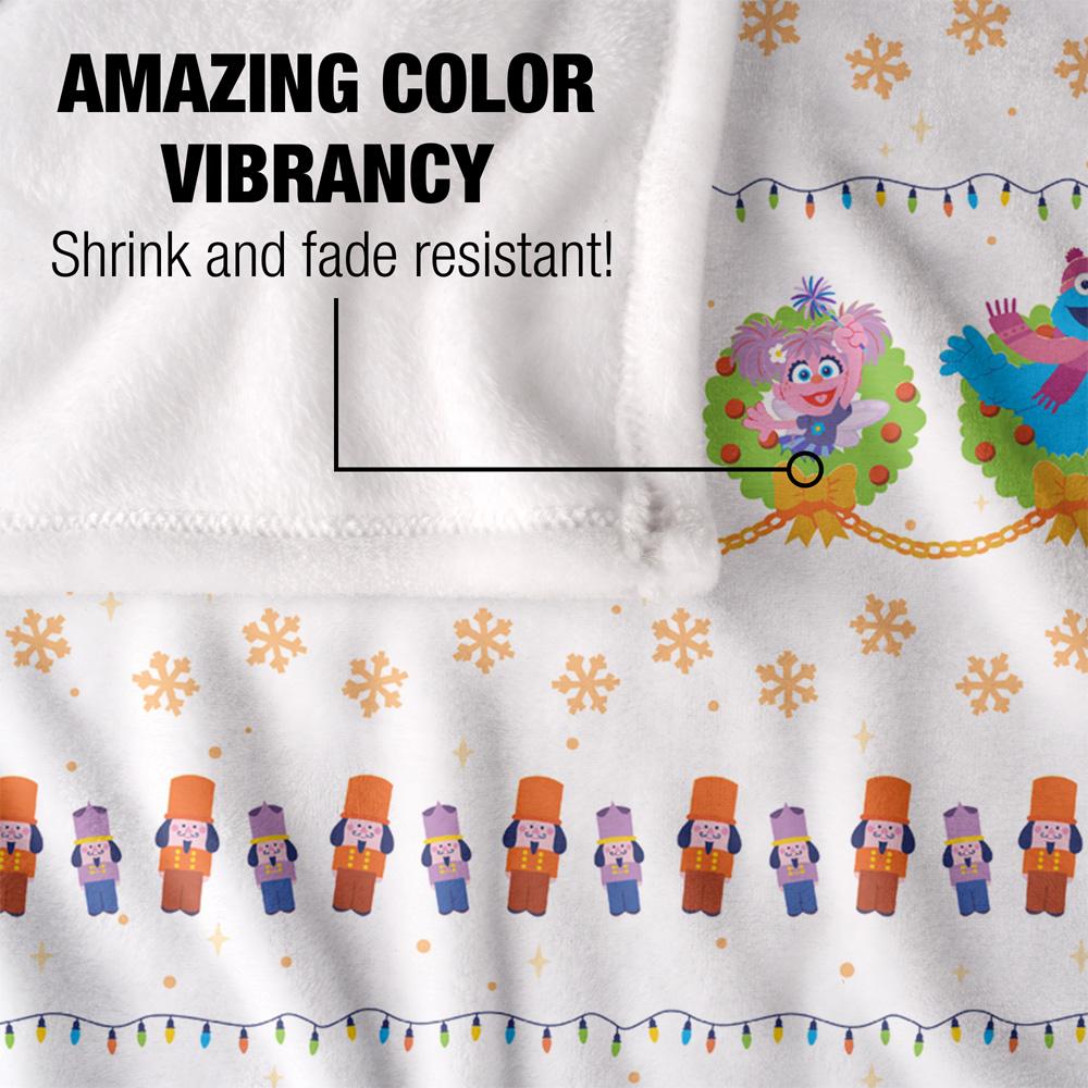 Multicoloured - Lifestyle - Sesame Street Silky Wreath Supersoft Blanket