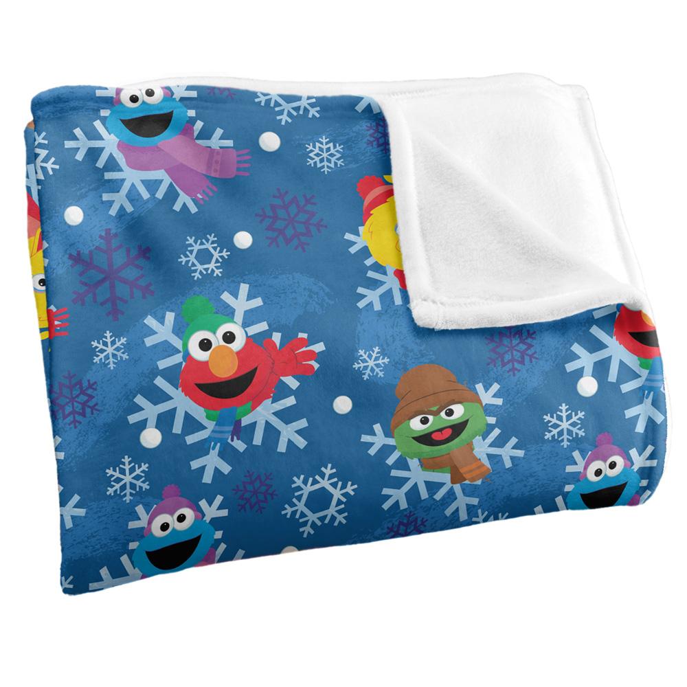 Multicoloured - Side - Sesame Street Silky Snowflake Supersoft Blanket