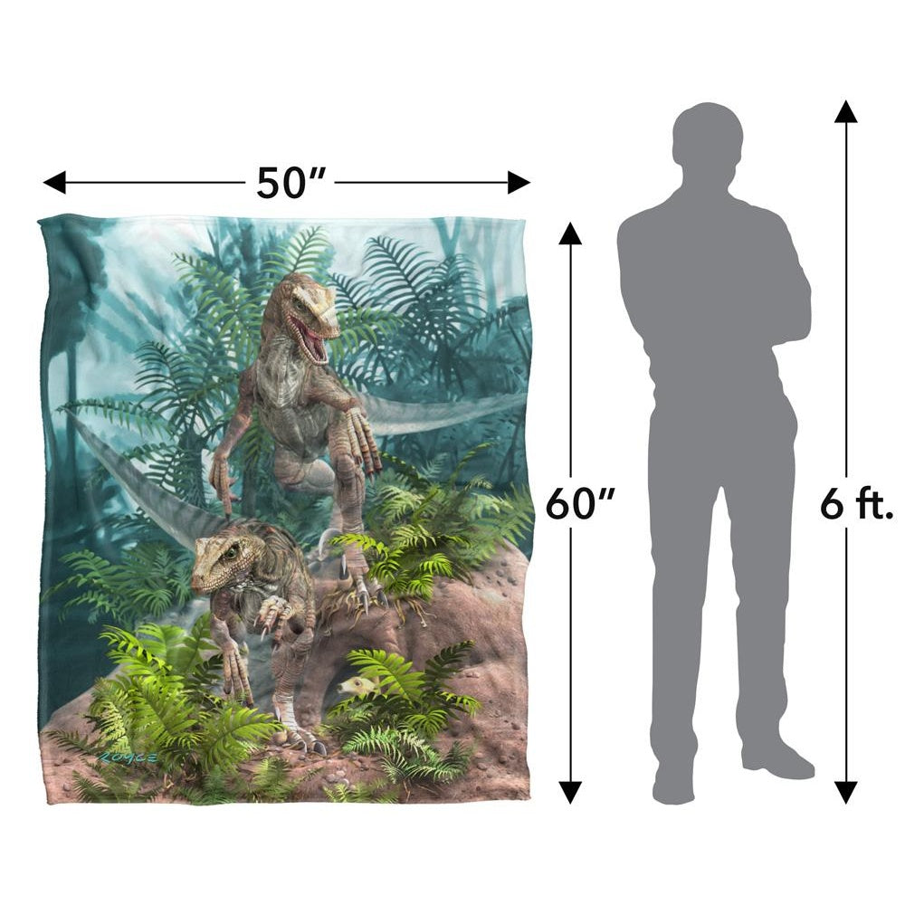 Multicoloured - Close up - Royce McClure Bad Boy Raptor Silky Supersoft Blanket