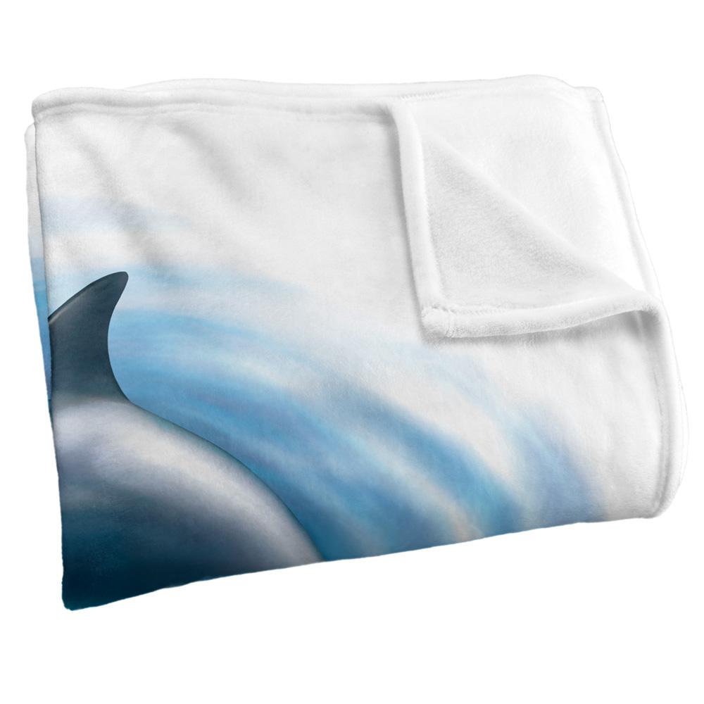 Multicoloured - Side - Royce McClure Dolphin World Silky Supersoft Blanket