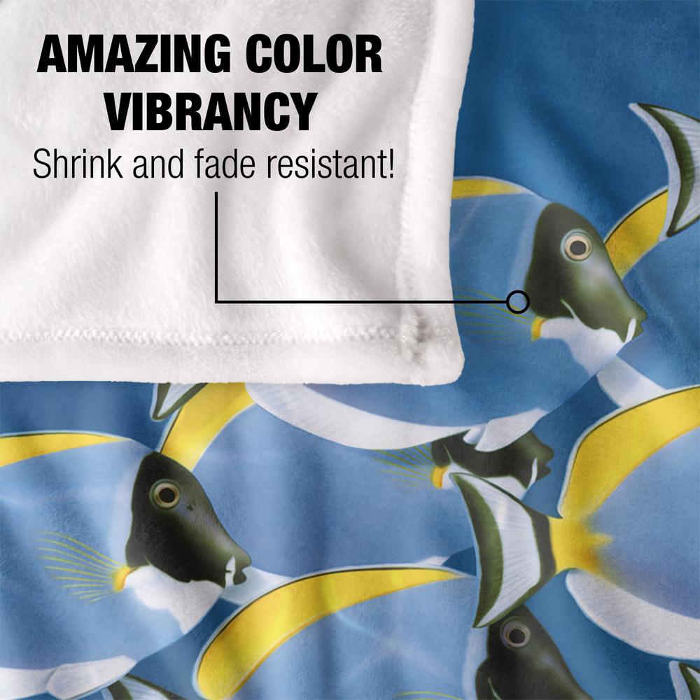Multicoloured - Lifestyle - Royce McClure Tang Silky Tropical Fish Supersoft Blanket
