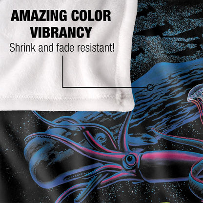 Multicoloured - Lifestyle - Royce McClure Way Down Deep Silky Fish Supersoft Blanket