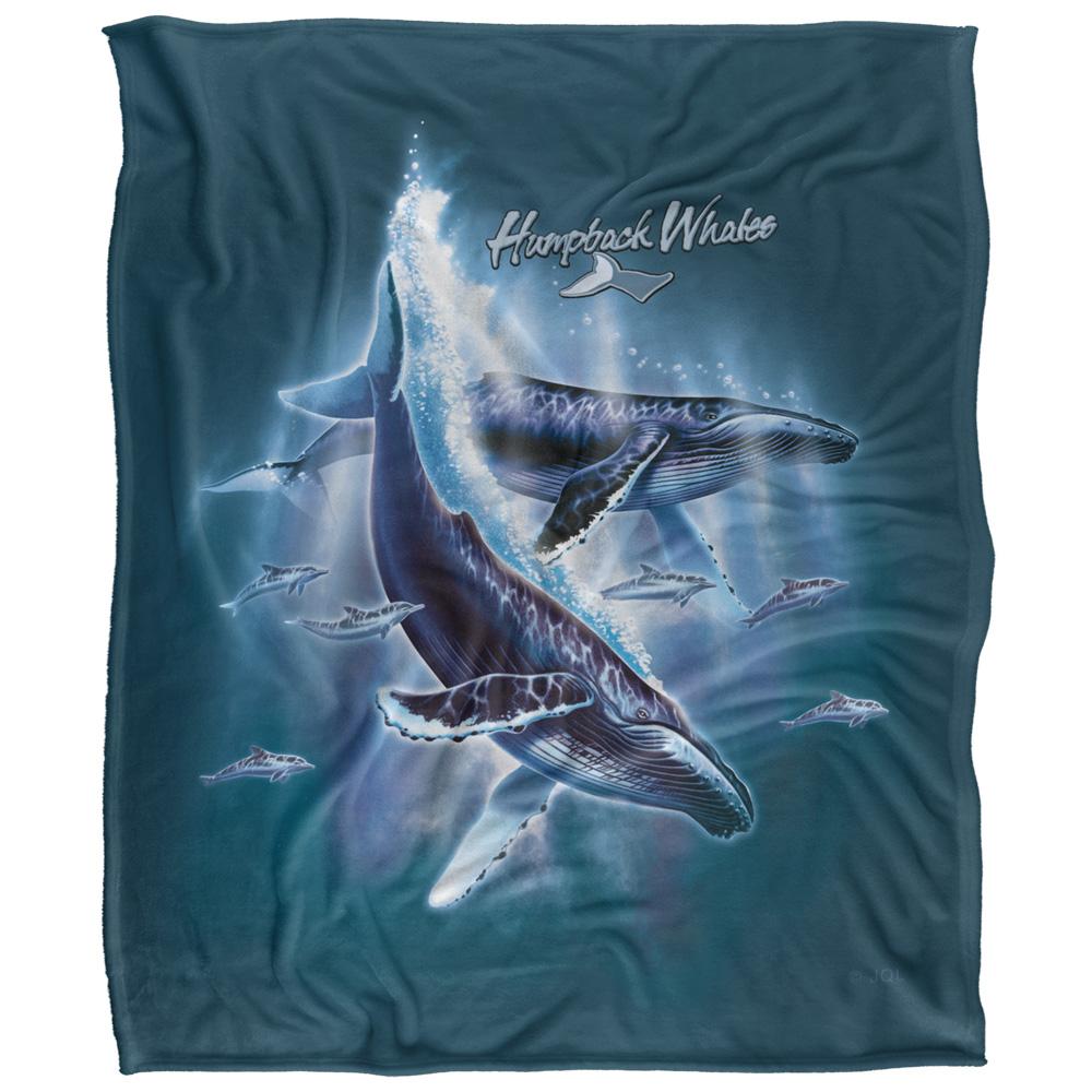Multicoloured - Front - JQ Licensing Silky Whale Supersoft Blanket
