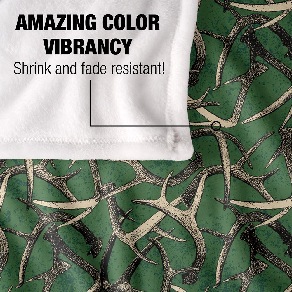 Multicoloured - Lifestyle - JQ Licensing Silky Deer Antler Hunting Supersoft Blanket