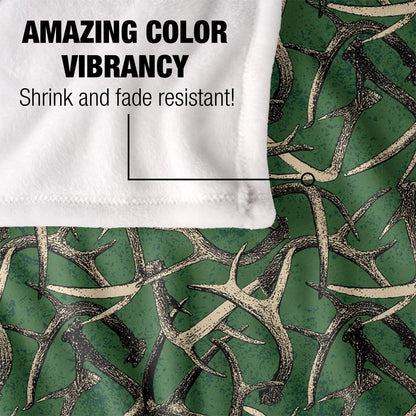 Multicoloured - Lifestyle - JQ Licensing Silky Deer Antler Hunting Supersoft Blanket