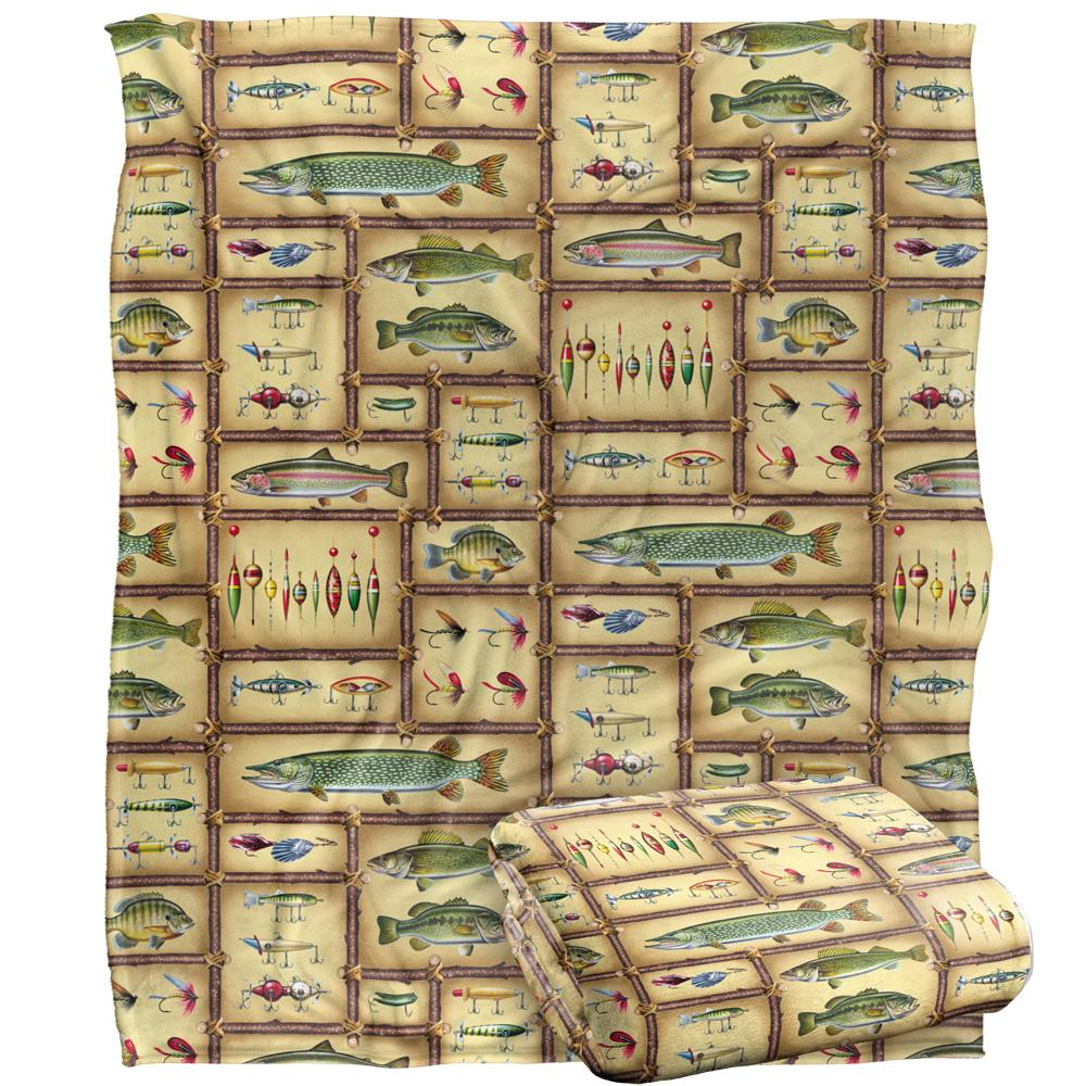 Multicoloured - Back - JQ Licensing Silky Fish Supersoft Blanket