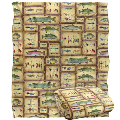 Multicoloured - Back - JQ Licensing Silky Fish Supersoft Blanket
