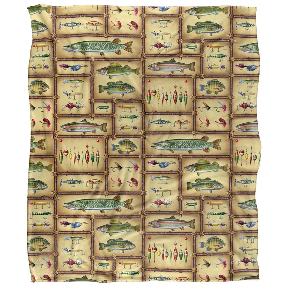 Multicoloured - Front - JQ Licensing Silky Fish Supersoft Blanket