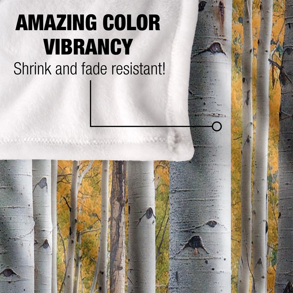 Multicoloured - Lifestyle - JQ Licensing James Piazza Silky Birch Trees Supersoft Blanket