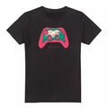 Black - Front - Xbox Mens Cutaway Pad T-Shirt