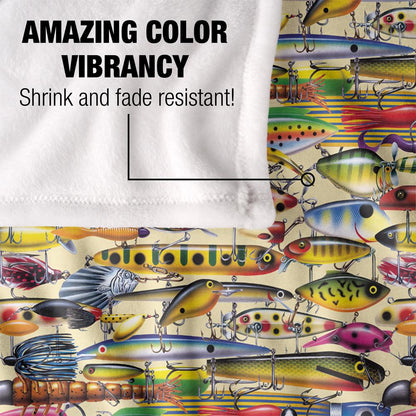 Multicoloured - Lifestyle - JQ Licensing 2 Silky Fishing Lures Supersoft Blanket