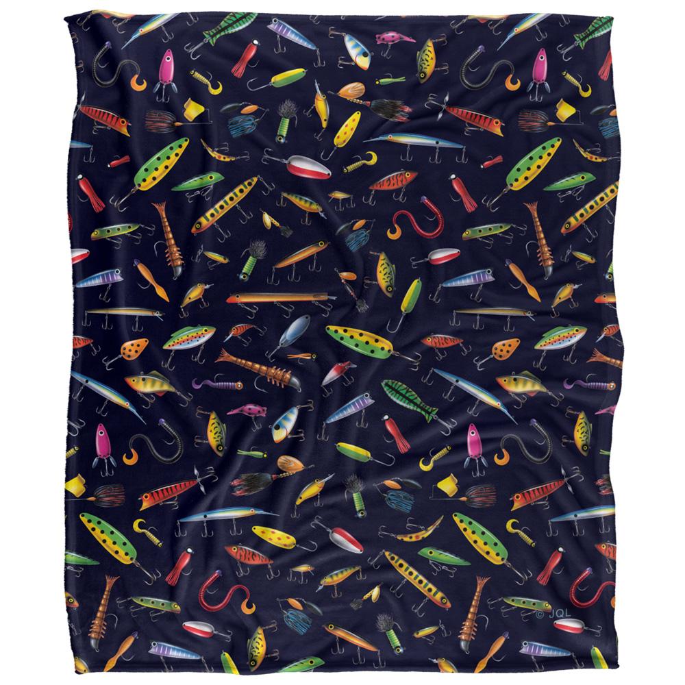 Multicoloured-Multicoloured - Front - JQ Licensing Silky Fishing Lures Supersoft Blanket