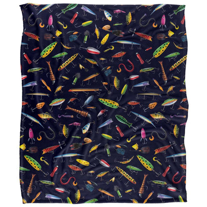 Multicoloured-Multicoloured - Front - JQ Licensing Silky Fishing Lures Supersoft Blanket