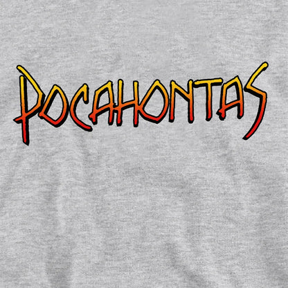 Athletic Heather - Side - Pocahontas Childrens-Kids Logo Heather Hoodie