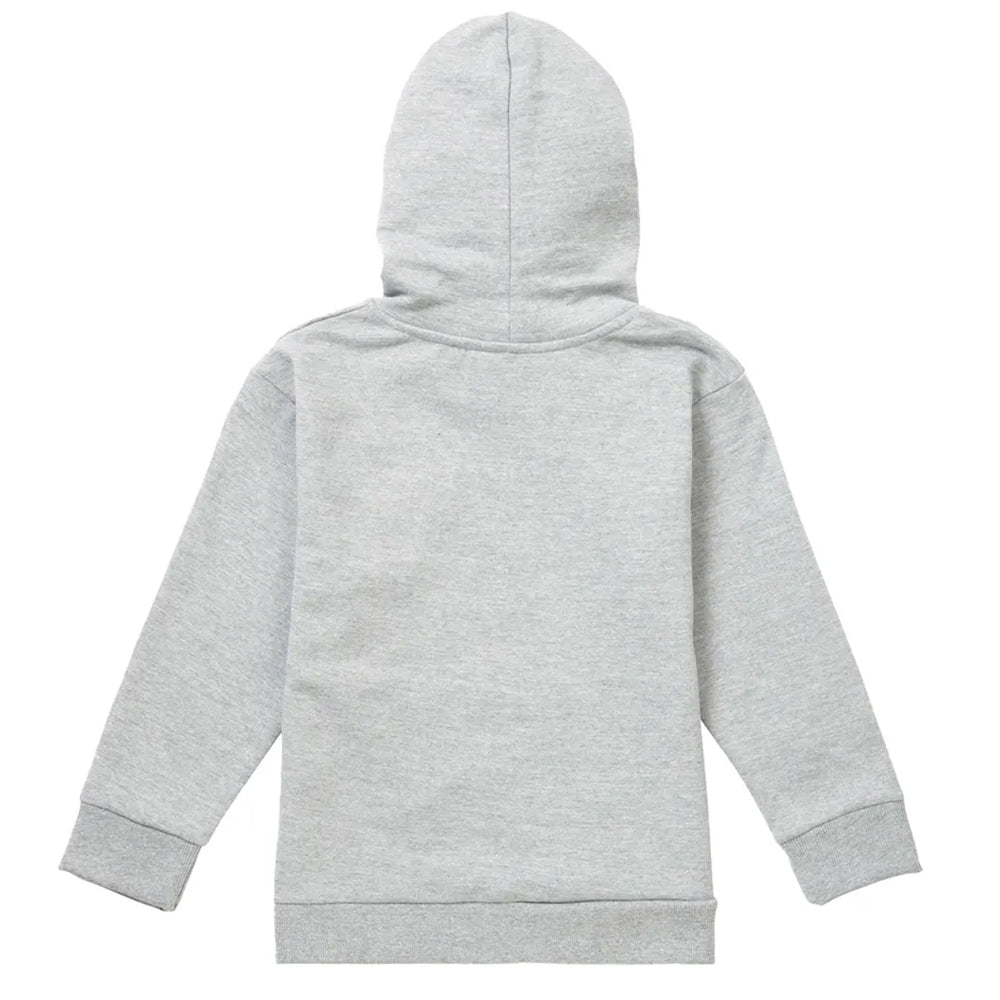 Athletic Heather - Back - Pocahontas Childrens-Kids Logo Heather Hoodie
