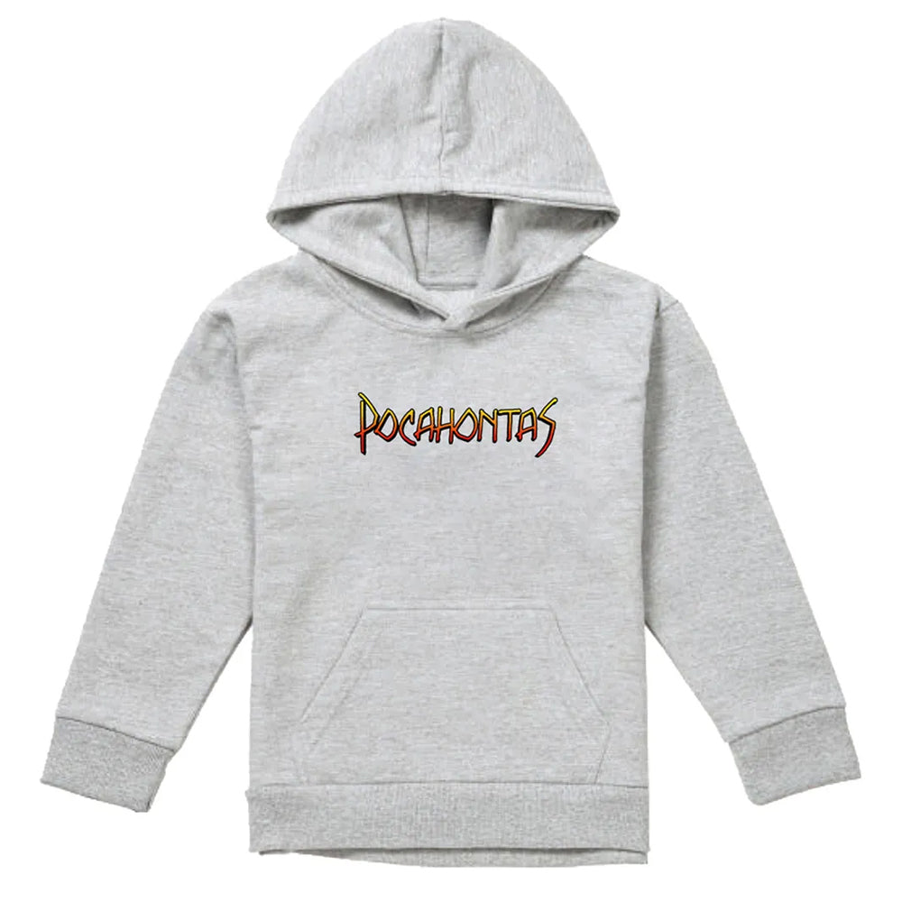 Athletic Heather - Front - Pocahontas Childrens-Kids Logo Heather Hoodie