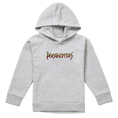 Athletic Heather - Front - Pocahontas Childrens-Kids Logo Heather Hoodie