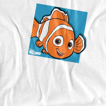 White - Side - Finding Nemo Boys Bubbles Cotton T-Shirt