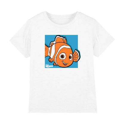 White - Front - Finding Nemo Boys Bubbles Cotton T-Shirt