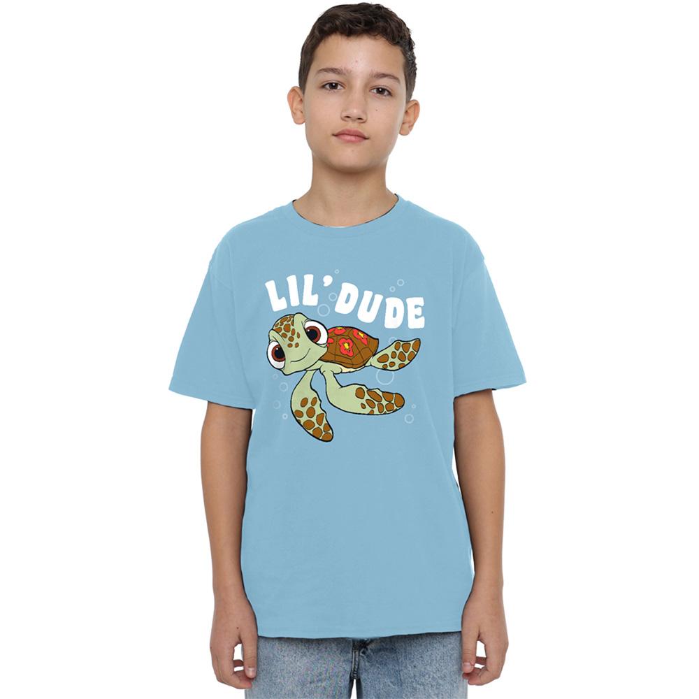 Sky Blue - Lifestyle - Finding Nemo Boys Catch A Wave Squirt Cotton T-Shirt