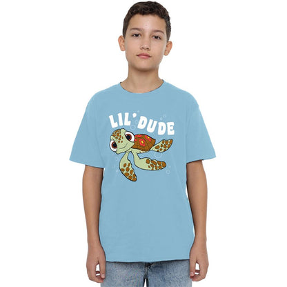 Sky Blue - Lifestyle - Finding Nemo Boys Catch A Wave Squirt Cotton T-Shirt