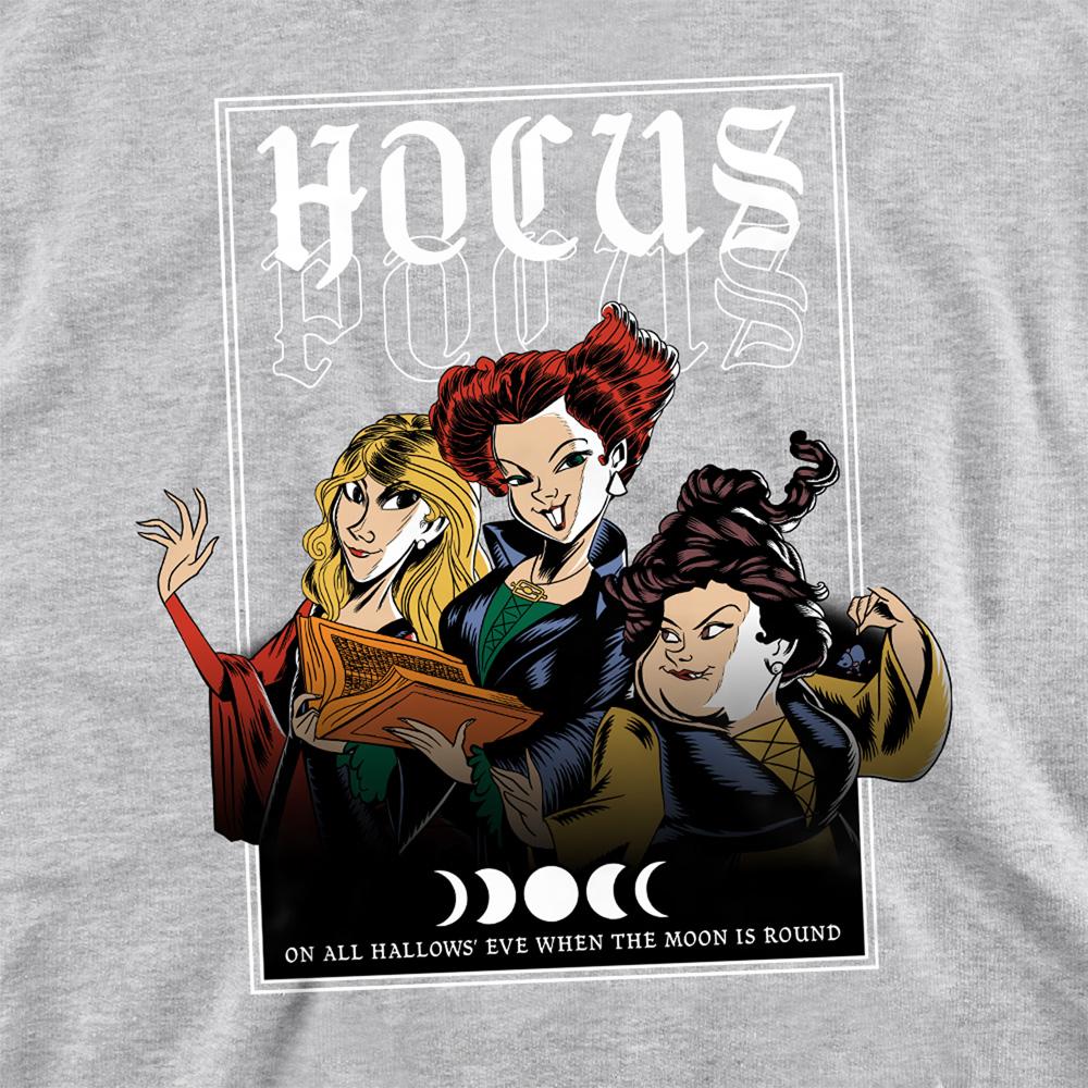 Athletic Heather - Side - Hocus Pocus Childrens-Kids On All Hallow´s Eve Sanderson Sisters Heather Hoodie