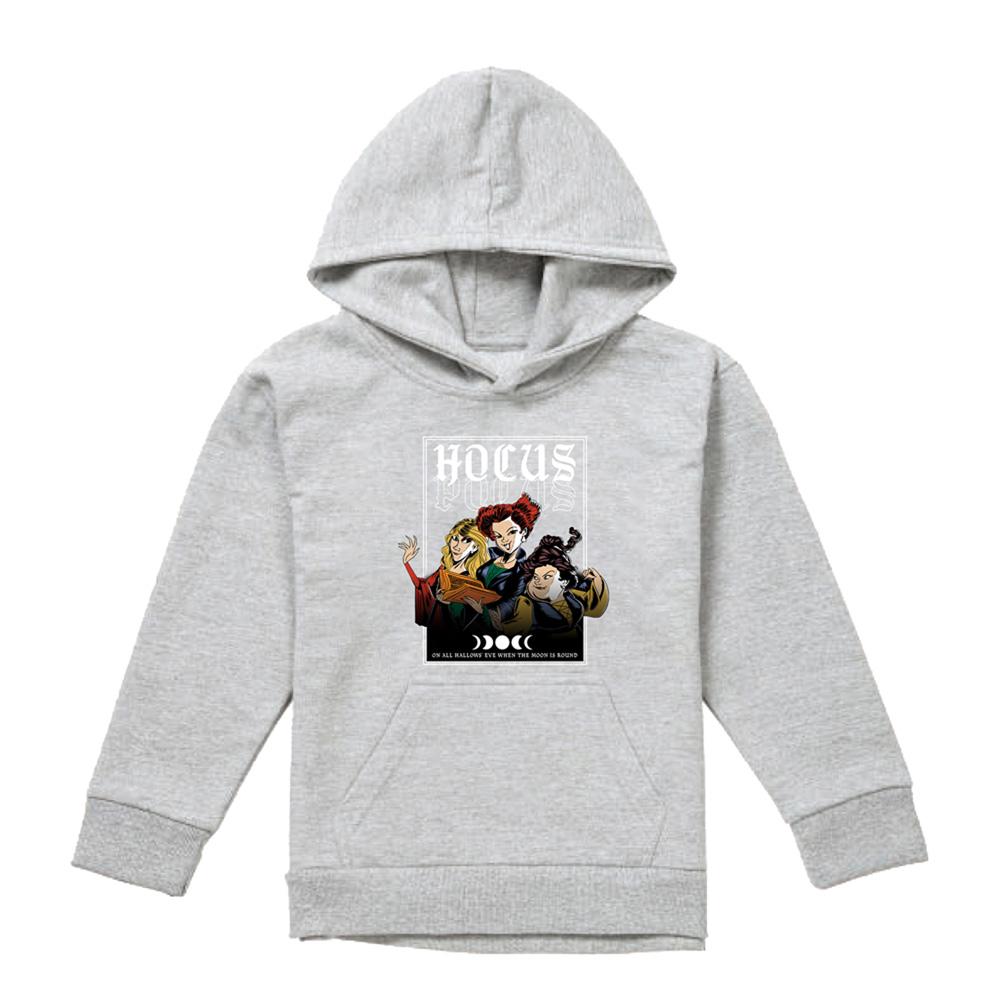 Athletic Heather - Front - Hocus Pocus Childrens-Kids On All Hallow´s Eve Sanderson Sisters Heather Hoodie