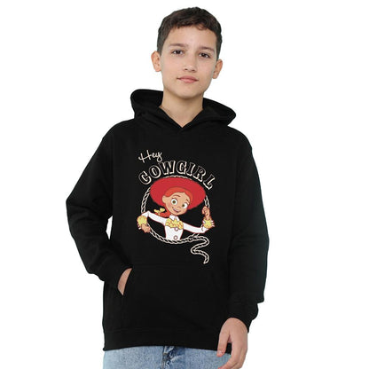 Navy - Front - Toy Story Childrens-Kids Hey Cowgirl Jessie Hoodie