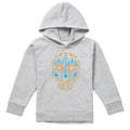 Athletic Heather - Front - Coco Childrens-Kids Colorful Day Of The Dead Skull Miguel Dante Heather Hoodie