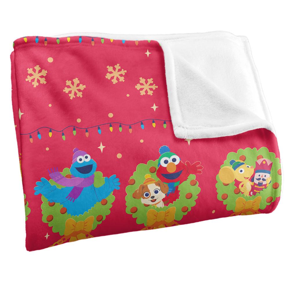 Multicoloured - Side - Sesame Street Furry Friends Forever Silky Patterned Supersoft Blanket