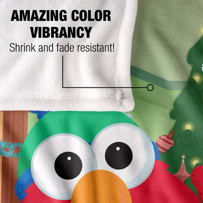 Multicoloured - Lifestyle - Sesame Street Furry Friends Forever Silky Elmo Supersoft Blanket