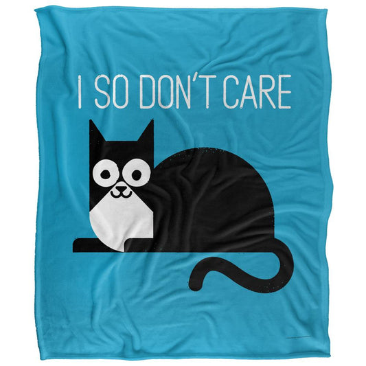 Black-Blue-White - Front - David Olenick Fur Real Silky Supersoft Blanket