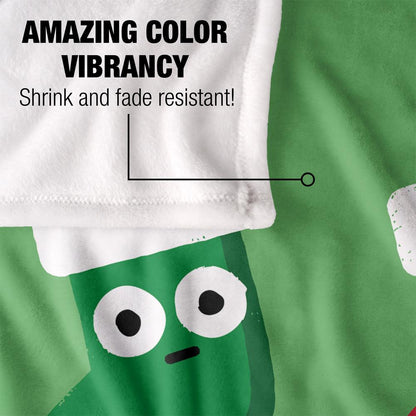 Green-Red-White - Lifestyle - David Olenick A Full Schedule Silky Blanket