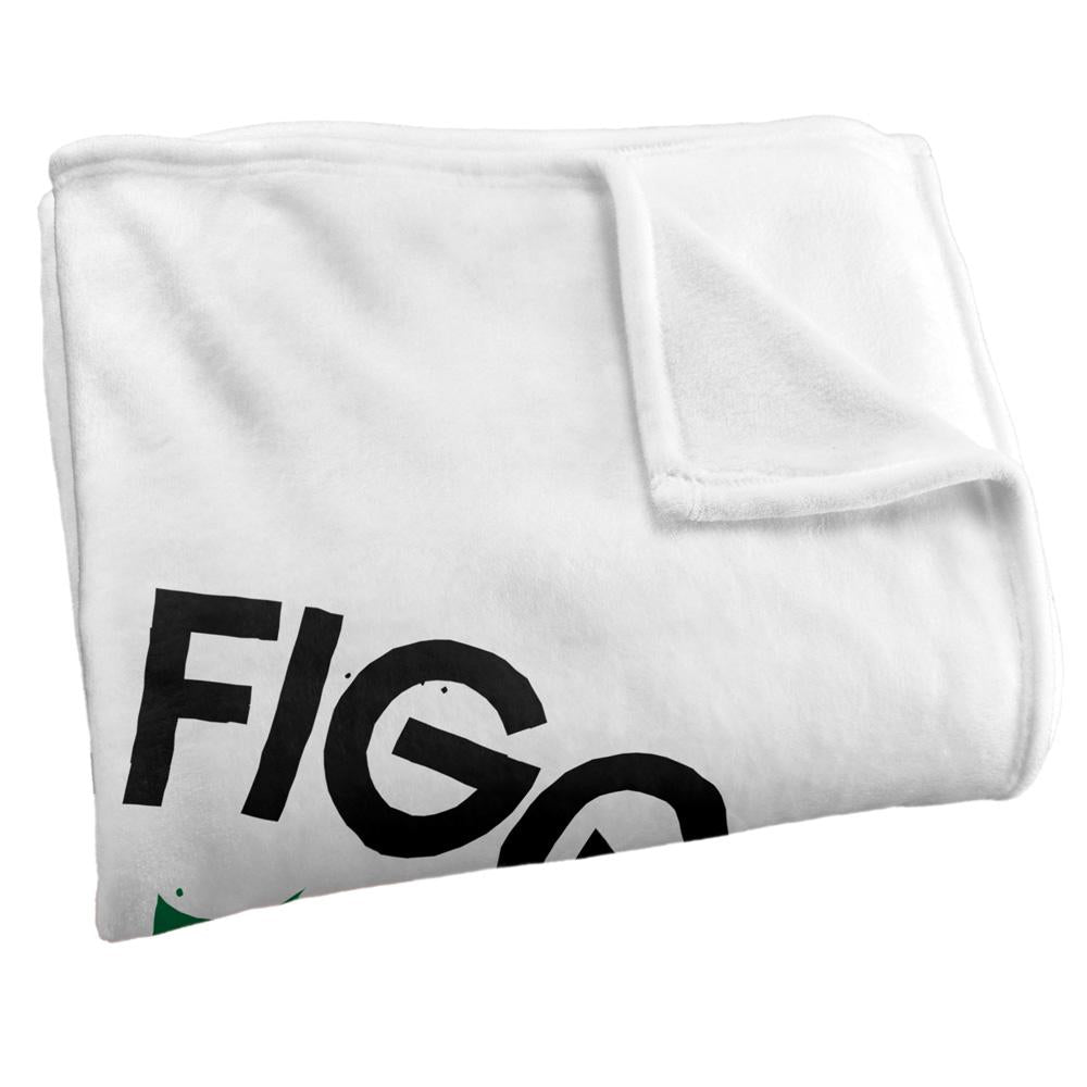 Brown-White-Black - Side - David Olenick Body English Silky Supersoft Blanket