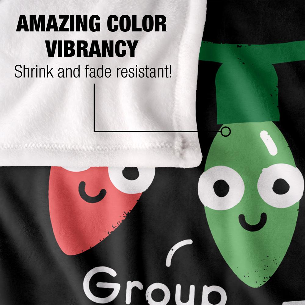 Black-Red-Green - Lifestyle - David Olenick A Delightful Holiday Silky Supersoft Blanket