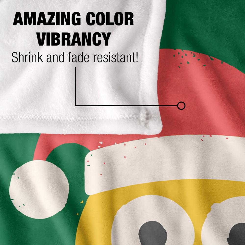 Green-Yellow-Red - Lifestyle - David Olenick Knuckle Silky Christmas Supersoft Blanket