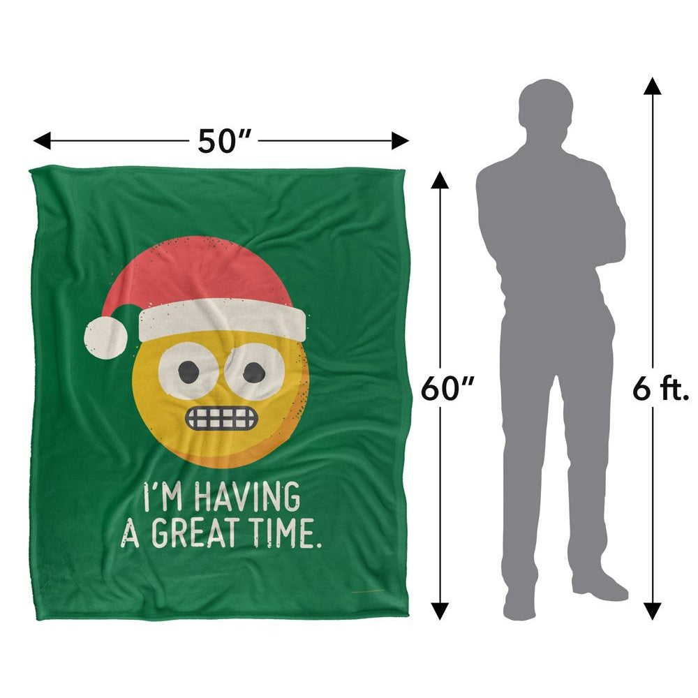 Green-Yellow-Red - Close up - David Olenick Knuckle Silky Christmas Supersoft Blanket