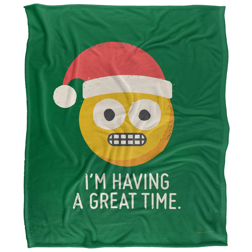 Green-Yellow-Red - Front - David Olenick Knuckle Silky Christmas Supersoft Blanket
