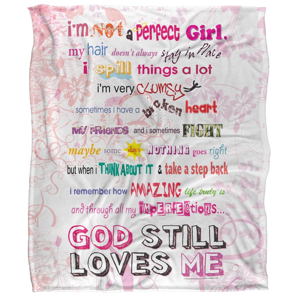 Multicoloured - Front - Slingshot Publishing Not Perfect Silky Supersoft Blanket