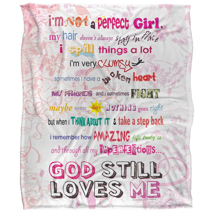 Multicoloured - Front - Slingshot Publishing Not Perfect Silky Supersoft Blanket