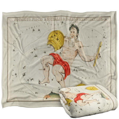 Multicoloured - Back - Graffitee Studios Vintage Aquarius Supersoft Blanket