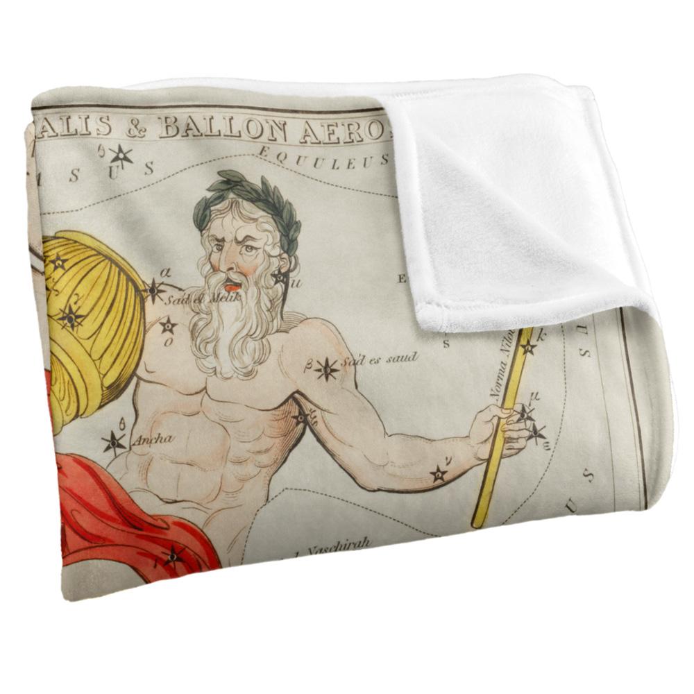 Multicoloured - Side - Graffitee Studios Vintage Aquarius Supersoft Blanket