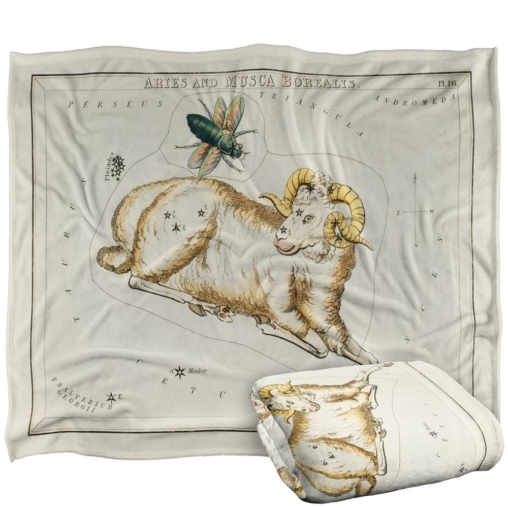 Multicoloured - Back - Graffitee Studios Vintage Aries Supersoft Blanket