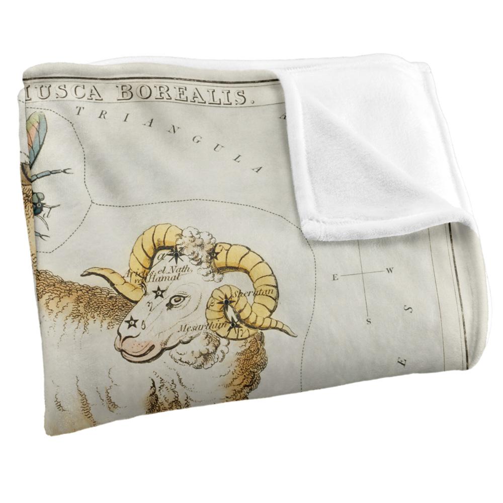 Multicoloured - Side - Graffitee Studios Vintage Aries Supersoft Blanket