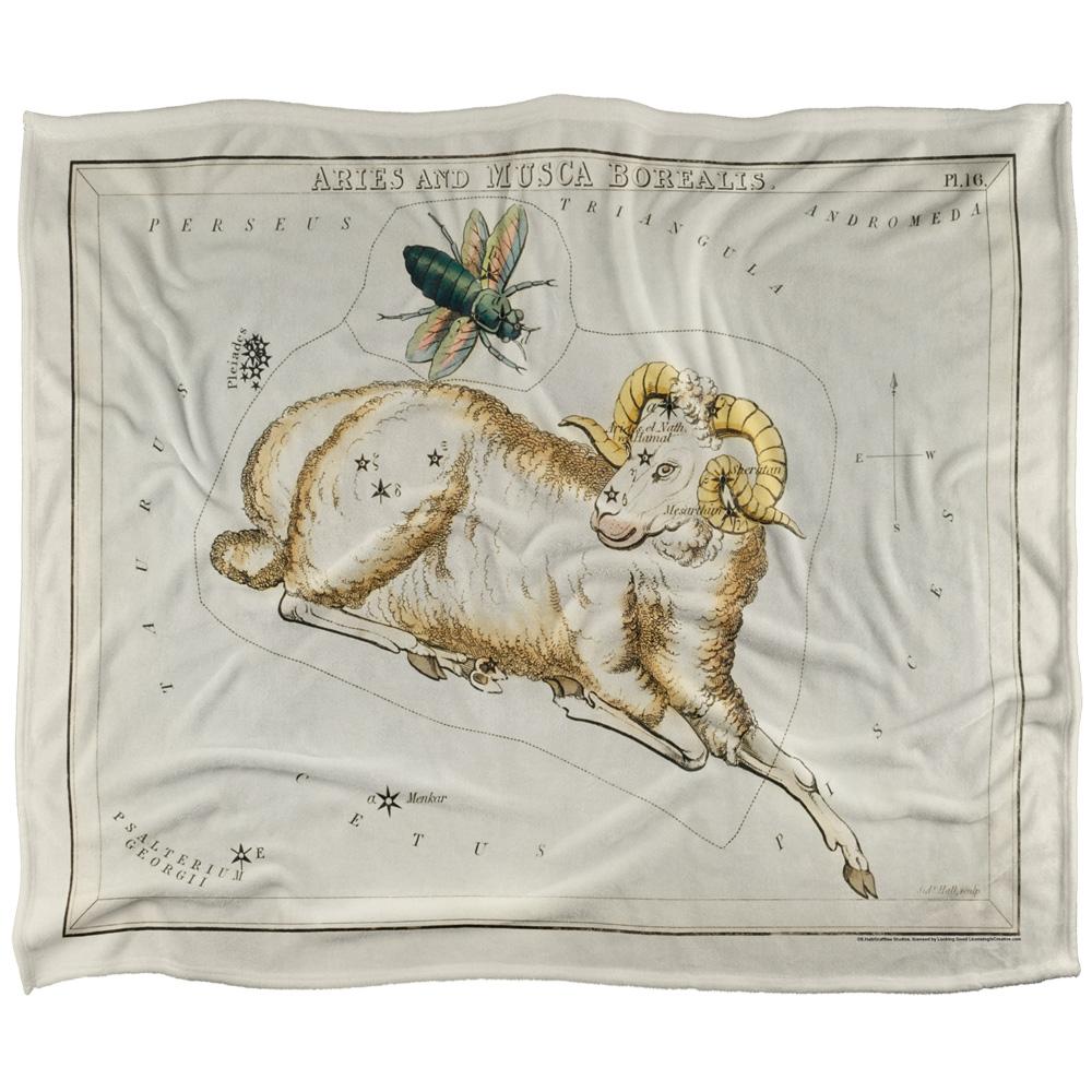 Multicoloured - Front - Graffitee Studios Vintage Aries Supersoft Blanket