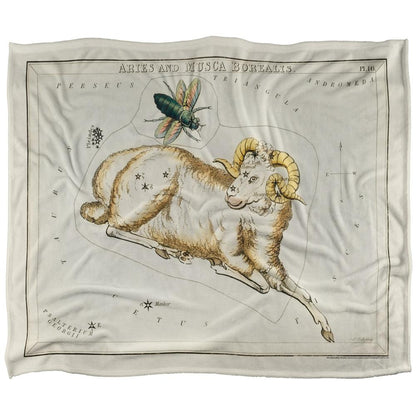 Multicoloured - Front - Graffitee Studios Vintage Aries Supersoft Blanket